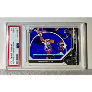 Victor Wembanyama 2023-24 Panini #36 NBA Rookie Card Spurs 1 of 6309 PSA 9 Mint